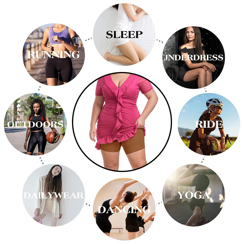 Anti-Chafing High Waist Shaper Sho
