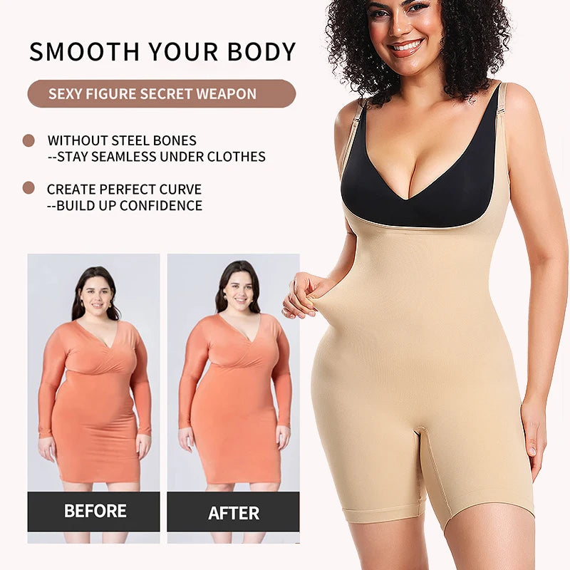 Full Tummy & Butt Control Bodysuit Shaper