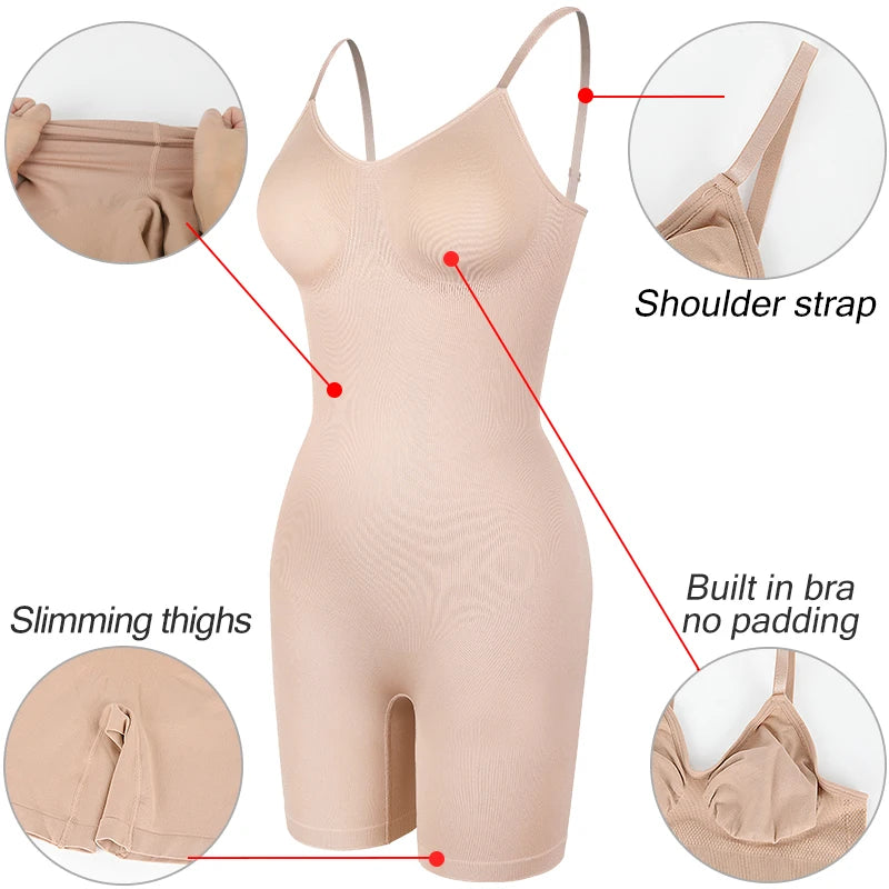 Tummy Control Shapewear Bodysuit