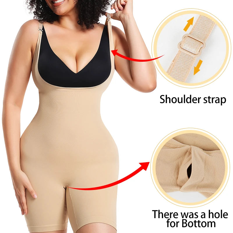 Full Tummy & Butt Control Bodysuit Shaper