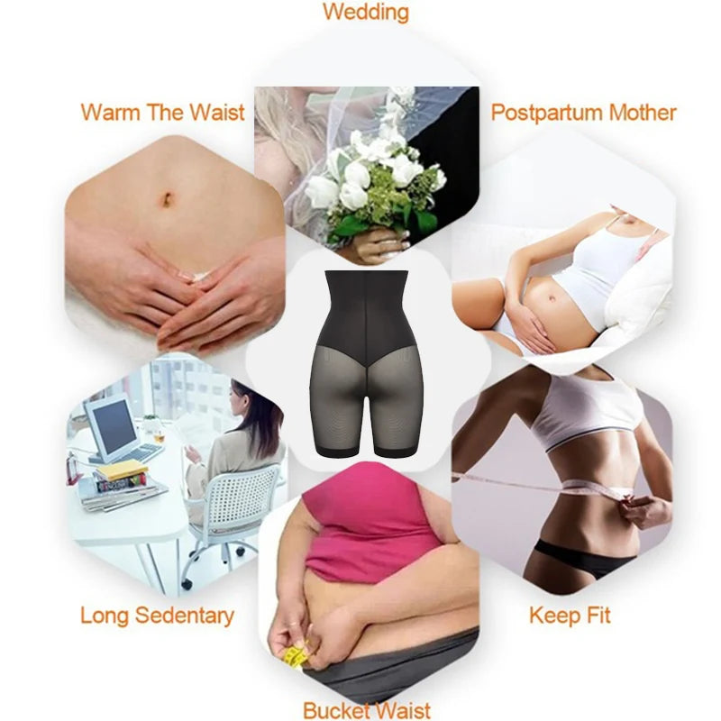 Slim Tummy Control Mesh Panties