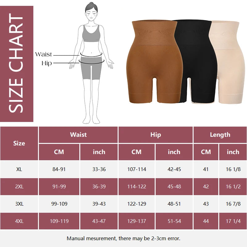 Anti-Chafing High Waist Shaper Sho
