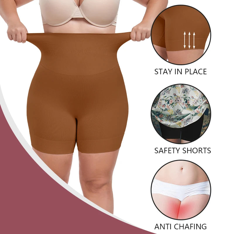 Anti-Chafing High Waist Shaper Sho