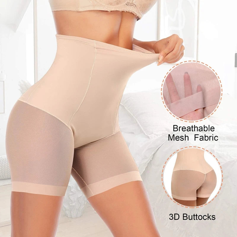 Slim Tummy Control Mesh Panties