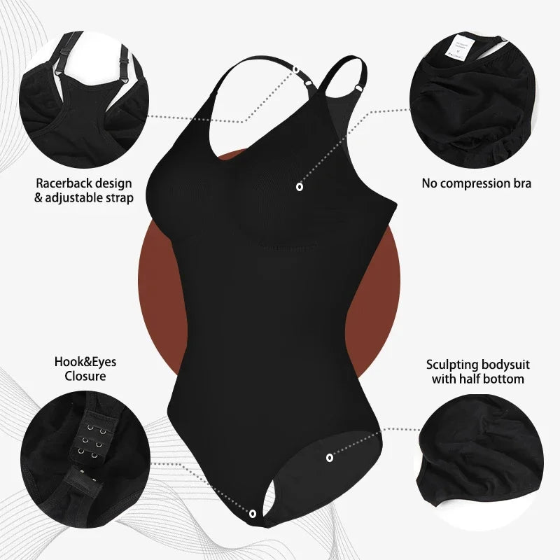 Racerback Seamless Bodysuit