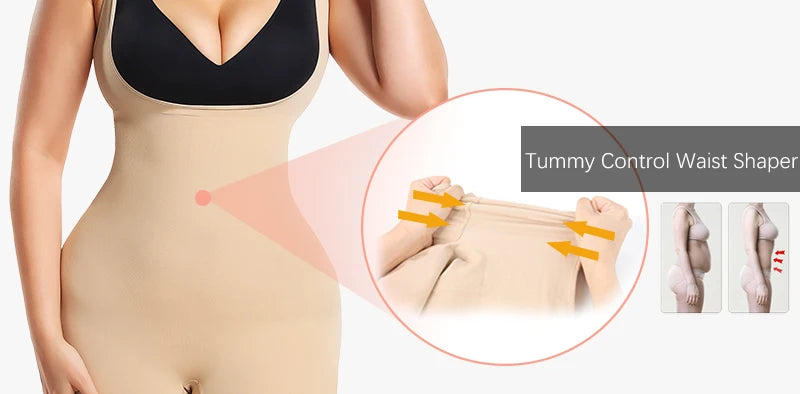 Full Tummy & Butt Control Bodysuit Shaper
