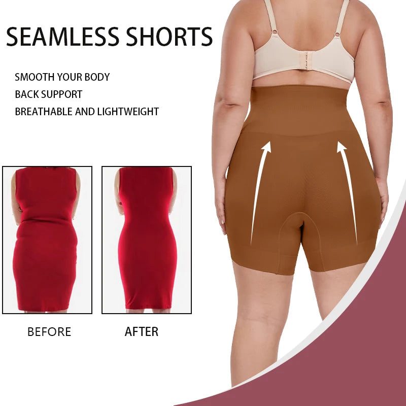 Anti-Chafing High Waist Shaper Sho