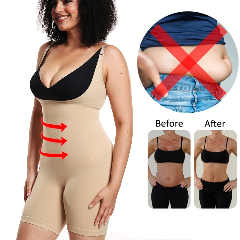Full Tummy & Butt Control Bodysuit Shaper