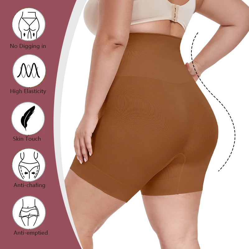 Anti-Chafing High Waist Shaper Sho