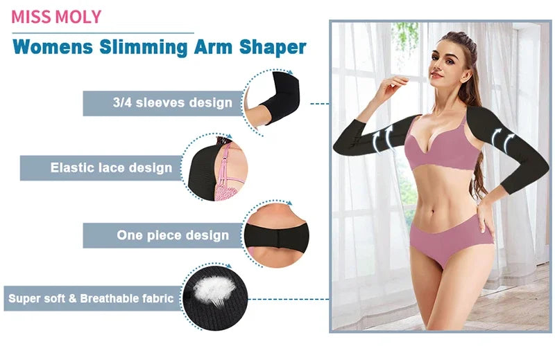 Upper Arm Slimmer Compression Sleeves